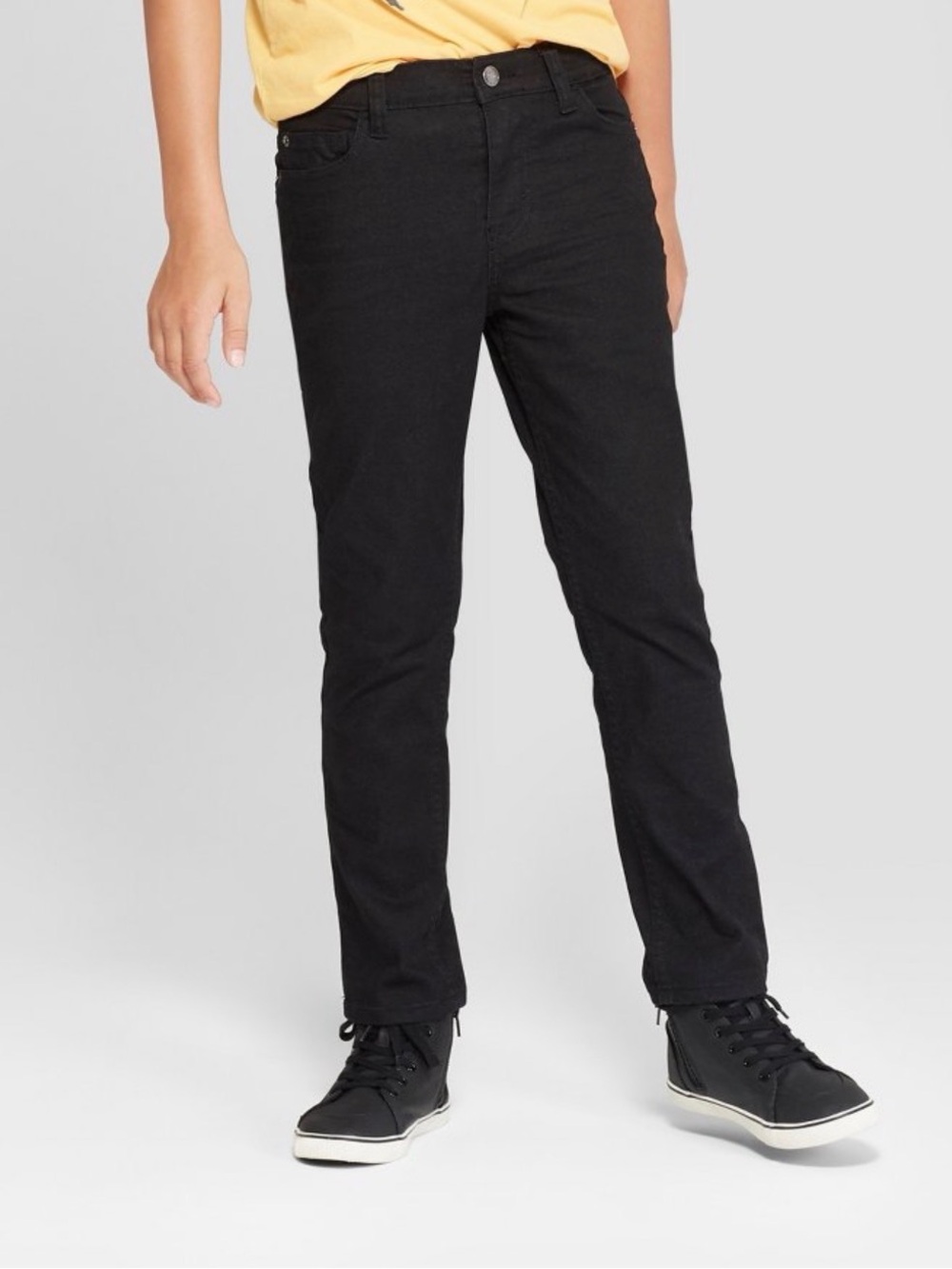 NWT Cat & Jack Denim Jeans Skinny Black Size 8